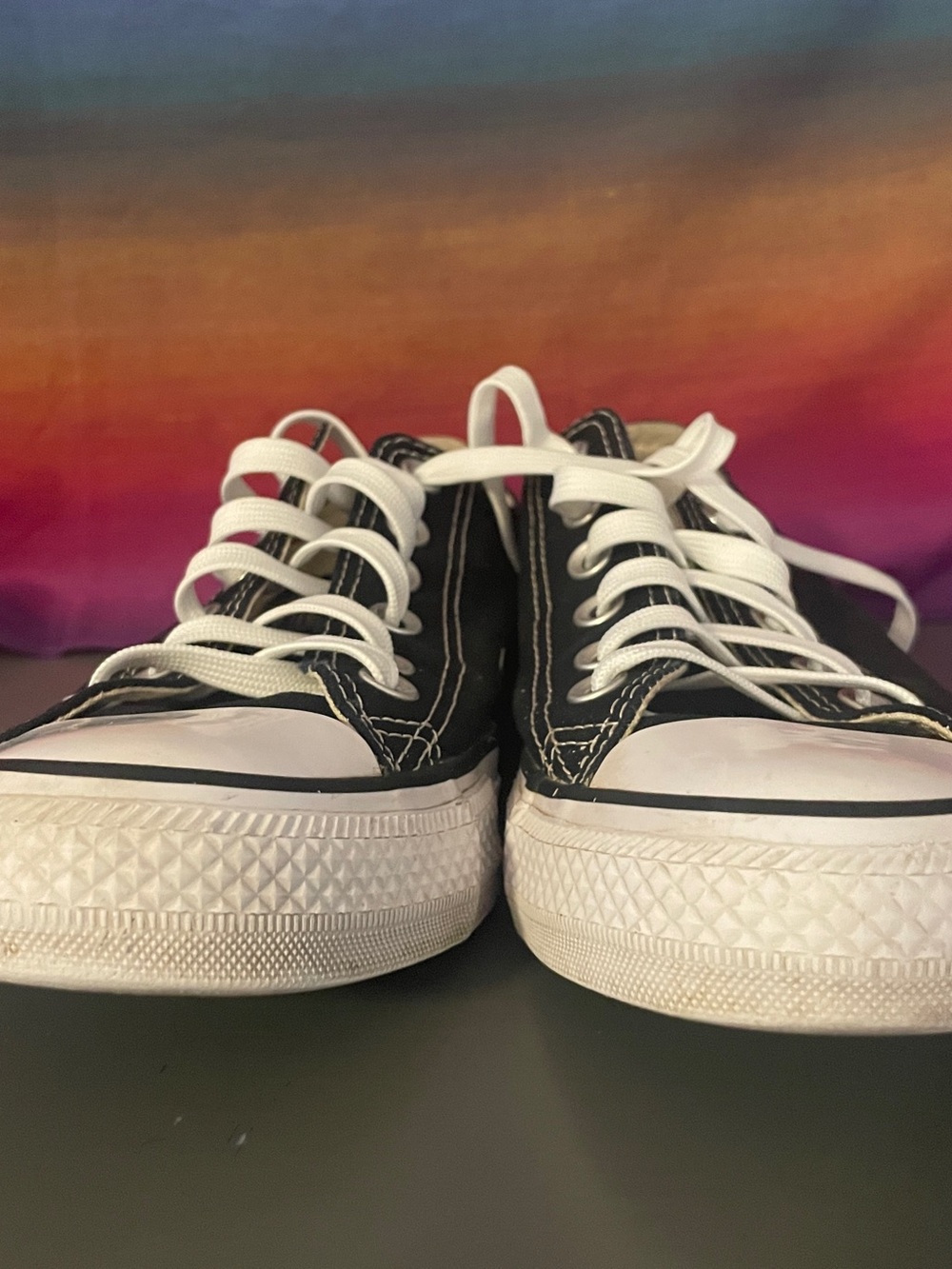 Converse Chuck Taylor All Star Black Low Top Canvas Sneakers Unisex M7 W9 - Picture 5 of 12
